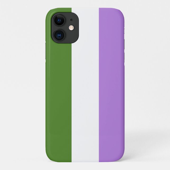 Queere Regenbogenflagge Case-Mate iPhone Hülle (Rückseite)