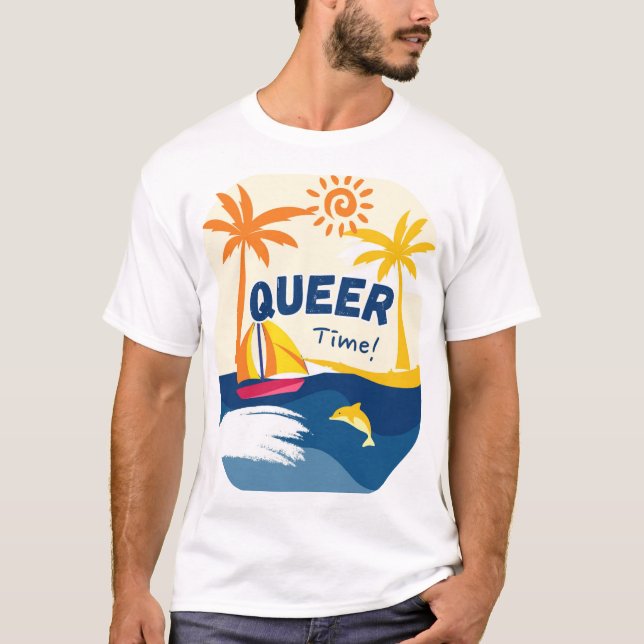 Queere Zeit T-Shirt (Vorderseite)
