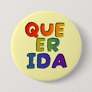 Queerida - Queer und geliebt Button
