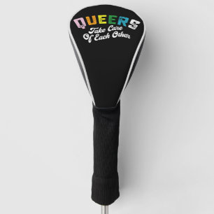 Queers kümmern sich um LGBT Stolz Schwule  Golf Headcover