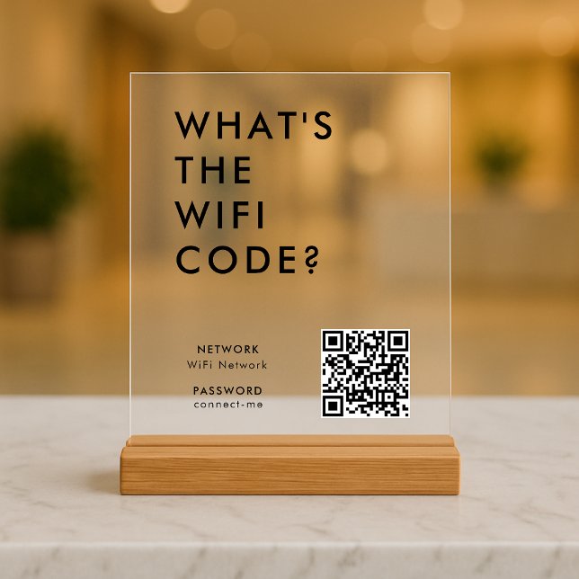 Quel est le code WiFi ? | Code QR réseau Wifi (Créateur téléchargé)