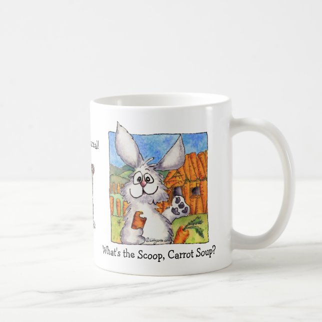 Quel est le Scoop, Soupe de carottes Mug cadeau (Droite)