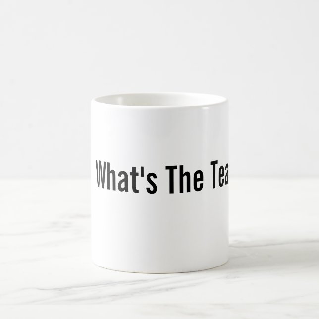 Quel est le thé ? Tasse (Centre)