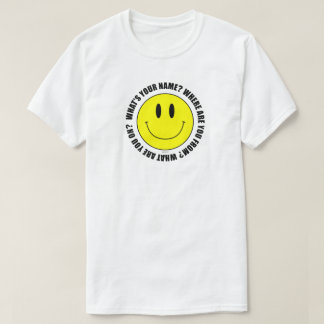 Quel est votre nom ?... Smilie T-Shirt SUBTLE EDIT