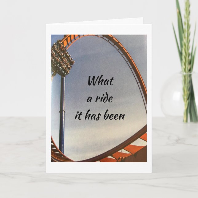 **QUEL TRAJET IL A ÉTÉ** CARTE D'ANNIVERSAIRE (Devant)