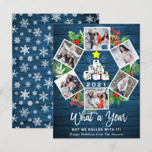 Quelle année de quarantaine Noël 6 Carte photo