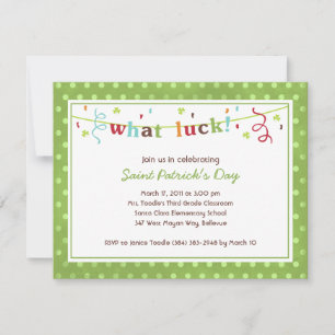 Quelle Chance ! Invitations de la Saint Patrick