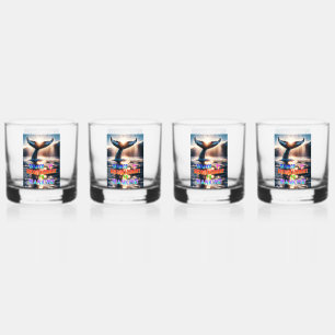 Quelle der Förderung der Menschheit Whiskyglas