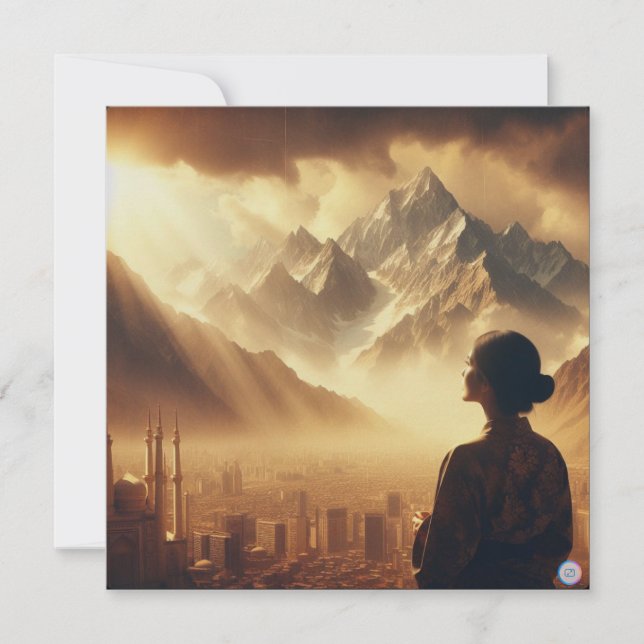 Quelle der Hilfe (Psalm 121:1-2 CSB) Karte (Vorderseite)