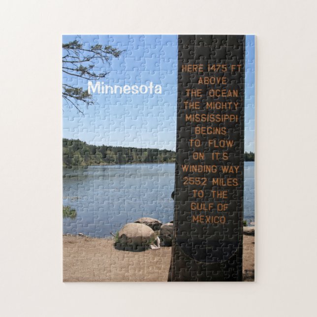 Quelle des Fluss Mississipi (Vertikal)