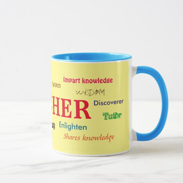 Quelle est une tasse de professeur ? (Droite)
