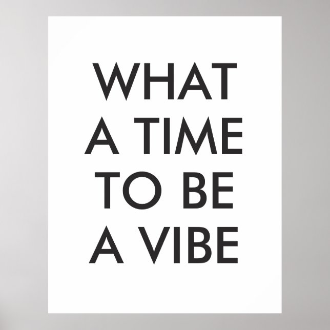 Quelle heure d'être une affiche de citations motiv (Devant)