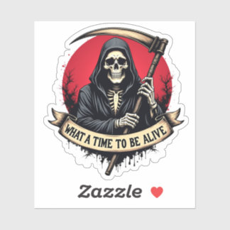 Quelle heure d'être vivant Sticker classique