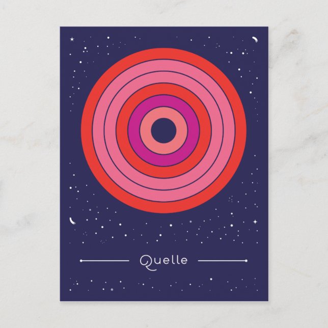 Quelle Postkarte (Vorderseite)