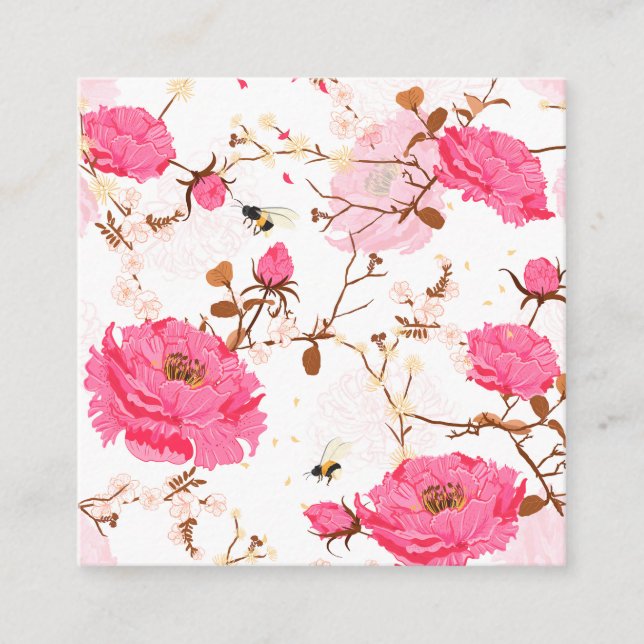 Quelle Quadratische Visitenkarte (Vorderseite)