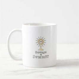 Quelle und Gipfel: Heiliger Eucharist Kaffeetasse