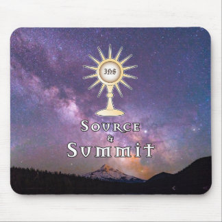 Quelle und Gipfel: Heiliger Eucharist Mousepad