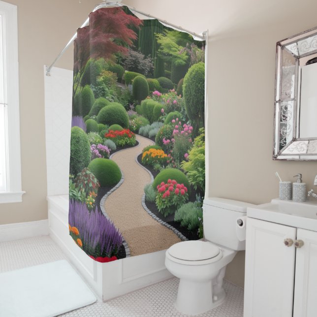 Quelllandschaft Duschvorhang (Beispiel)