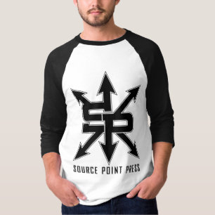 Quellpunkt-Presse-Schwarz-Logoraglan-T - Shirt