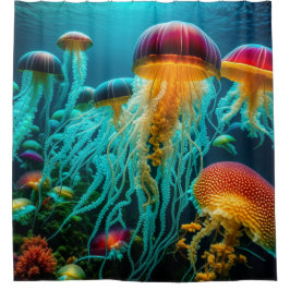 Quellyfish Gang Duschvorhang