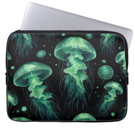 Quellyfish Glow Laptopschutzhülle