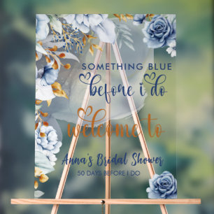 Quelque Chose de Bleu Avant que je Fasse Floral Bi