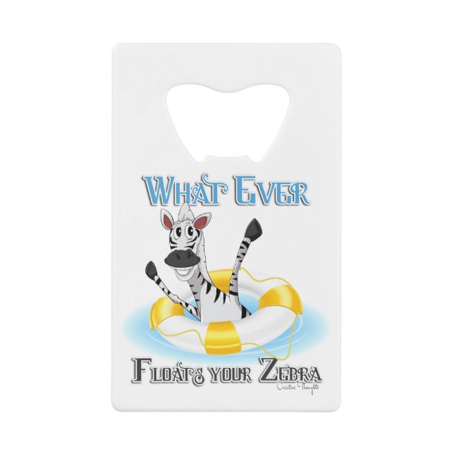 Quelque chose de drôle flotte votre Zebra (Devant)