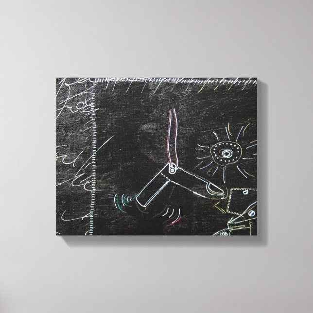 Quelque chose d'étrange sur cette toile noire 1 (Recto)