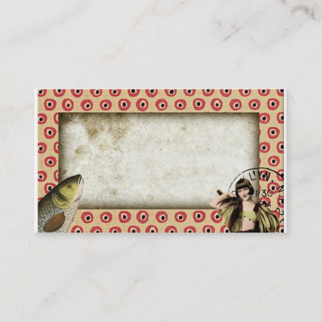 Quelque chose est carte de visite de poisson (Devant)