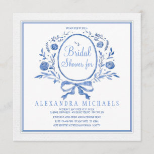 Quelque chose invitation bleue