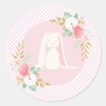 Quelques stickers d'anniversaire Bunny floral et r