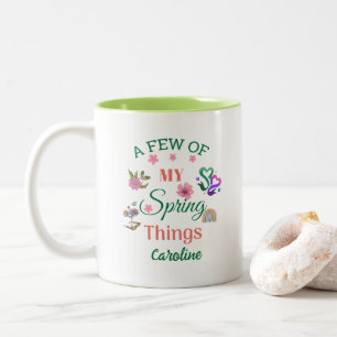 Quelques-unes de mes choses du printemps Mug café 