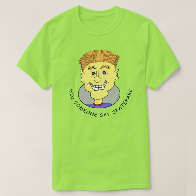 QUELQU'UN A DIT SKATEPARK T-shirt (Design devant)