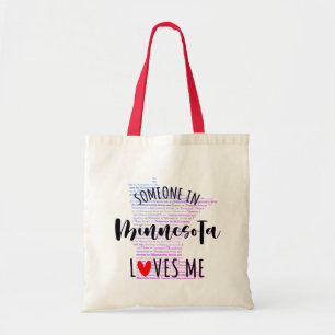 Quelqu'Un Au Minnesota M'Aime Sac fourre-tout
