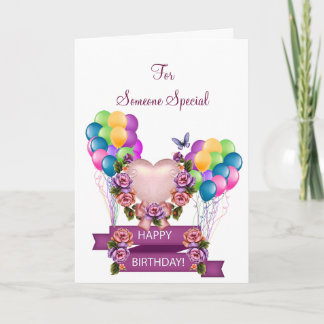 Quelqu'un carte d'anniversaire spéciale