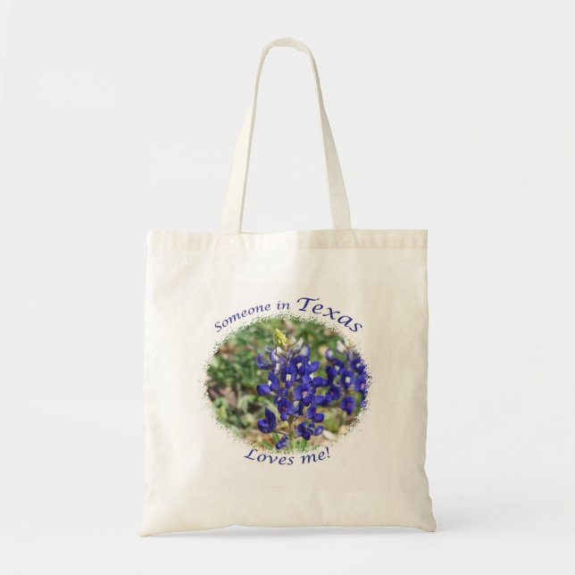 "Quelqu'un dans le Texas m'aime" sac fourre-tout à (Devant)