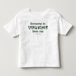 "Quelqu'un dans le Vermont m'aime" T-shirt Toddler