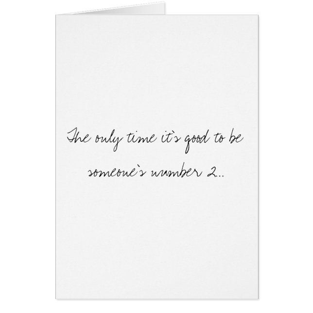 Quelqu'un numéro 2 (Devant)