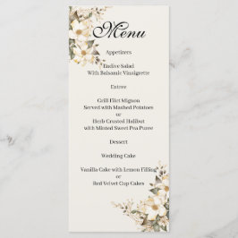 Quenceanera Magnolia Menu Menükarte