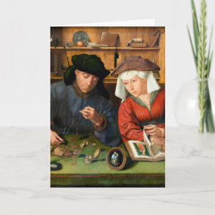 Quentin Matsys - Der Geldwechsler und seine Frau Karte