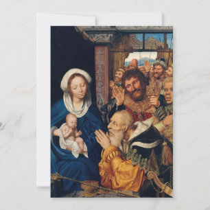 Quentin Matsys - Die Anbetung der Heiligen Drei Kö Einladung