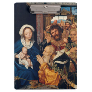 Quentin Matsys - Die Verehrung der Magi Klemmbrett