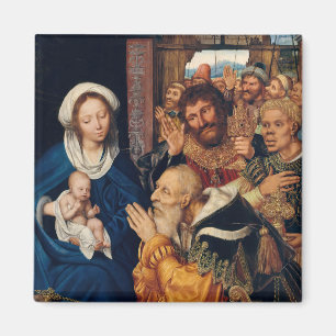 Quentin Matsys - Die Verehrung der Magi Magnet