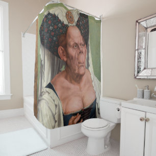 Quentin Matsys - Eine Groteske Alte Frau Duschvorhang