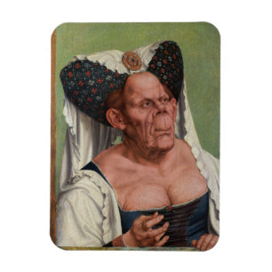 Quentin Matsys - Eine Groteske Alte Frau Magnet