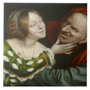 Quentin Matsys - Ill Matched Lovers Fliese