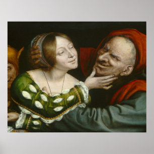 Quentin Matsys - Ill Matched Lovers Poster