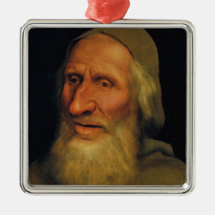 Quentin Matsys - Kopf eines alten Mannes Ornament Aus Metall