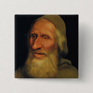 Quentin Matsys - Leiter eines alten Mannes Button