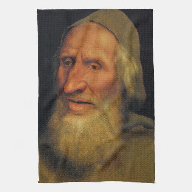 Quentin Matsys - Leiter eines alten Mannes Geschirrtuch (Vertikal)